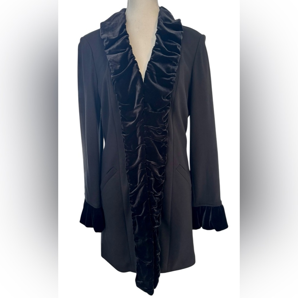 INC black dress coat- NWT